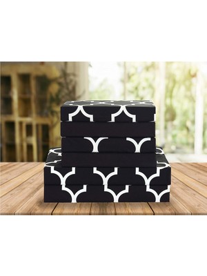 Store Lüks Yumuşak Yatak Çarşafları Dört Yapraklı Desenli 1500 Iplik Sayısı Perkal Mısır Kalitesinde Yumuşaklık Kırışma ve Solmaya Karşı Dayanıklı (6 Parça) Yatak Seti, King, Siyah