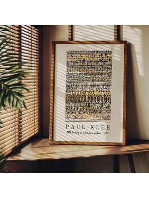 Store Paul Klee Çerçevesiz Poster, Modern Dekoratif Çerçevesiz Poster, Tablo, Paulklee-1, 30 x 40