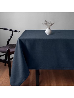 Store Fabric Design Capri Keten Dokulu Dertsiz Ütü Istemeyen Yüksek Kaliteli Petrol Masa Örtüsü