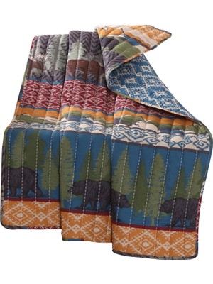 Store Greenland Home Black Bear Lodge Throw