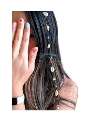 Tinsel ve Boncuk Detaylı Saç Aksesuarı