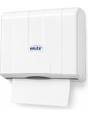 Aydogan's Z-Fold Kağıt Havlu Dispenseri, Beyaz Plastik Duvara Monte Z Katlı Kağıt Havlu Aparatı, Banyo Ofis Wc ve Ortak Kullanım Alanları Için Hijyenik Kağıt Havluluk 25 x 21 x 10 cm