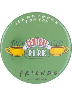 Buton Magnet Lisanslı Şişe Açacağı (Friends - Central Perk)