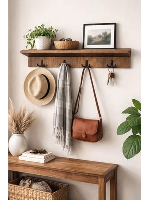 Barok Tasarımlı Portmanto Duvar Askılığı, 80X15