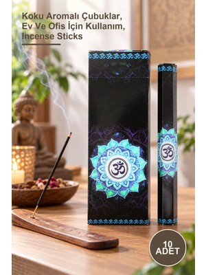 Yenilig 10 Adet Aromalı Çubuk Tütsü – Koku Aromalı Çubuklar, Ev ve Ofis Için Kullanım, Incense Sticks
