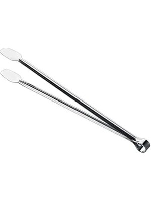 Paslanmaz Çelik Metal Mutfak Maşası, Servis ve Pişirme Maşası, 27 Cm, Orta Boy