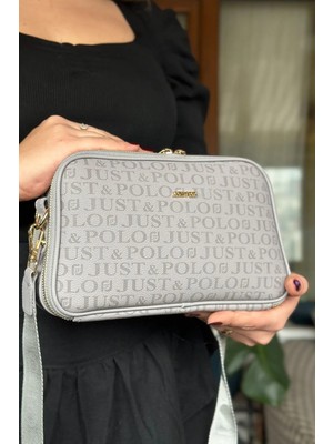 Just Polo Fonksiyonel Bölmeli Çok Gözlü Kadın El ve Omuz Çantası