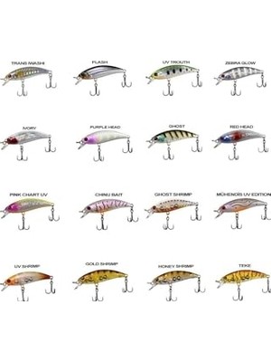 Baby Minnow Sinking 5 cm 4.5 G Lrf Maket Balık, Ryjbm-Gs