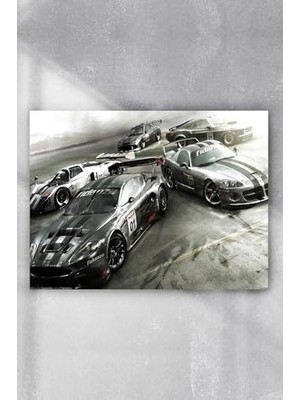 Yarış Arabası Posteri 3 PSTER9546 (70X100 Cm)
