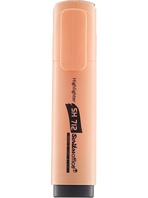 SH712 Pastel Turuncu Fosforlu Kalem