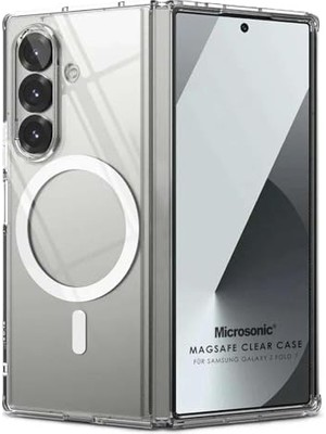 Kazan Hobi Samsung Galaxy Z Fold 7 Için Kılıf Magsafe Clear Soft Şeffaf [galaxy Z Fold 7 ile Uyumlu Kılıf - Şeffaf]