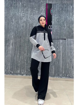 Trendparis Çizgili Spor Ikili Takım
