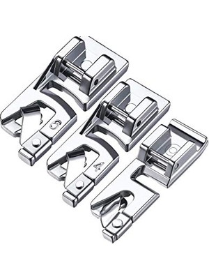 Şanal Aile Dikiş Alçak Tutuculu Kıvırma Ayak Seti 2mm 4mm 6mm