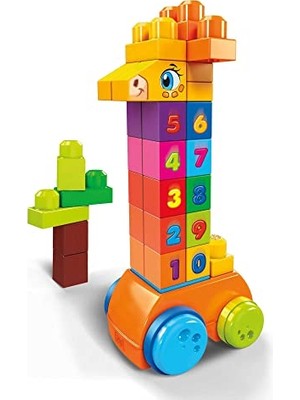 Şanal Fisher-Price Mega Bloks Matematik Arkadaşı Zürafa, 30 Parçalı GFG19