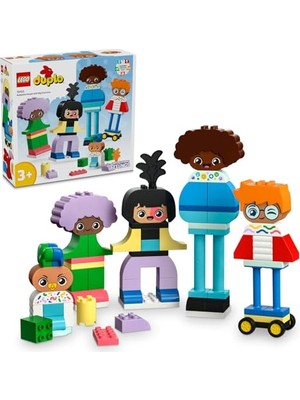 Şanal LEGO Duplo Kasabası Inşa Edilebilen Duygulu Insanlar 10423-3 Yaş ve Üzeri Çocuklar Için Eğitici Oyuncak Yapım Seti, Doğum Günü Hediyesi Fikri (71 Parça)