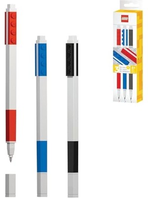 Defne Store LEGO 51513 – Jel Kalem 3'lü Set Siyah – Kırmızı – Mavi