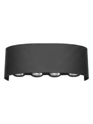 Defne Store Dış Mekan LED Aplik 15 W Amber Cata Kapri 4'lü Aplik CT-8013A, Bahçe, Balkon ve Bina Cepheleri Için Dekoratif Tasarımıyla Su Geçirmez, Günışığı ve Amber Renkli Dış Mekan Aplik Serisi