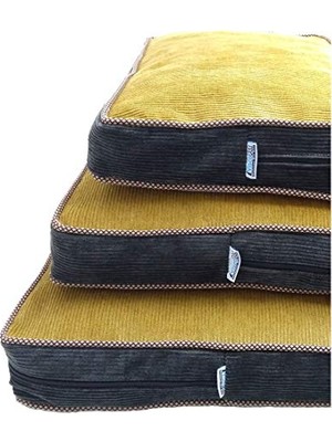 Şanal Visco Dolgulu Çift Taraflı ve Fermuarlı Yıkanabilir Köpek Yatağı-Xxl (85X125X10CM)(FCURDUROY)