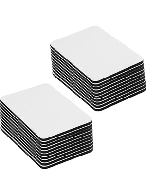Defne Store Ekstra Güçlü Siyah Yapışkanlı Cırt Cırt Bant, 6x4 Cm, 2 mm Kalınlık, Kendinden Yapışkanlı Yüzey, Halı Kaydırmaz (20)