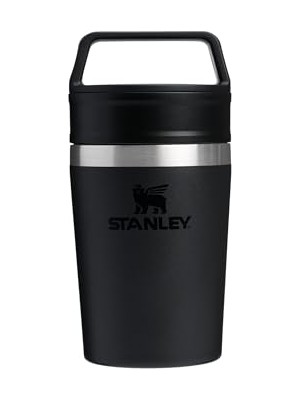 Şanal Stanley Cafe To-Go Travel Mug Termos Bardak, Siyah, 0.23 Litre
