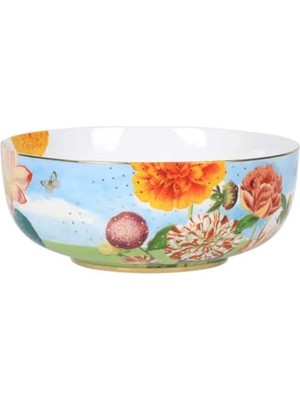 Defne Store Royal Mavi Porselen Kase 23 cm