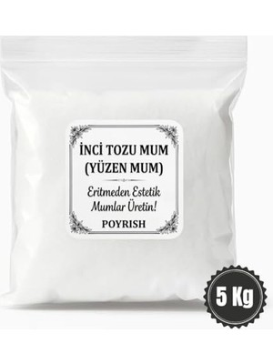 Defne Store Inci Tozu Mum (Beyaz) 5 kg - Toz Mum