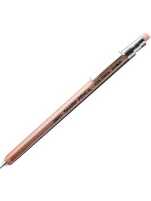 Defne Store Wooden Serisi APS-350ES Klipsli 0.5 Naturel Mini Versatil Kalem