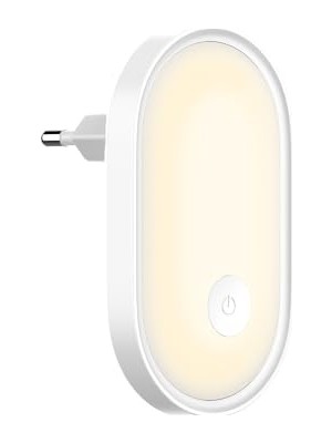 Defne Store Sensörlü LED Gece Lambası Prize Takılan Otomatik Karanlık Sensörlü Gece Işığı Bebek Odası Koridor Yatak Odası TS-N24