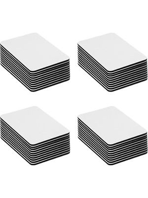 Defne Store Ekstra Güçlü Siyah Yapışkanlı Cırt Cırt Bant, 6x4 Cm, 2 mm Kalınlık, Kendinden Yapışkanlı Yüzey, Halı Kaydırmaz (40)