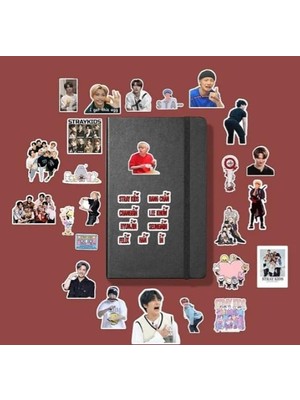 Şanal Stray Kids Kpop/bullet Journal Defter Çıkartma Ajanda Laptop Etiket, 8684576505491