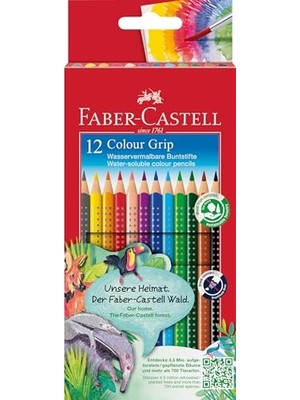 Şanal Faber-Castell Grip 2001 Boya Kalemi, Karton Kutu, 12 Renk