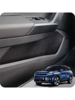 Şanal Ssangyong Torres Evx Araç Içi Konfor ve Düzenleyici Set Kaymaz Kapı Içi Bardaklık Konsol Koruma Kumaş Iç Aksesuar