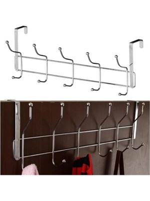 Şanal 12'li Kapı Arkası Metal Askı - Çok Amaçlı Kullanım