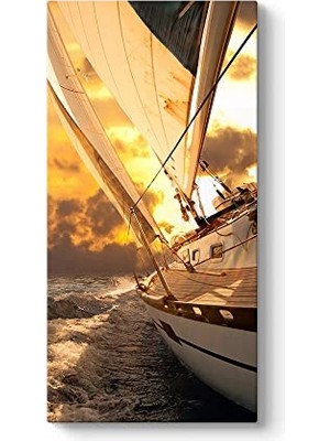 aklow akyoleticaret Okyanusta Yelkenli Tablosu 50 x 100