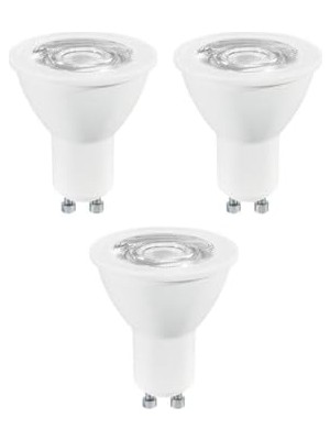 aklow akyoleticaret 6,9W (80W) PAR16 LED Spot Ampul, Sarı Işık, 3 Adet