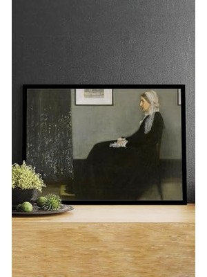 aklow akyoleticaret PSTER14842 Whistlers Mother - James Abbott Sanatsal Çerçeveli Tablo 30 x 40