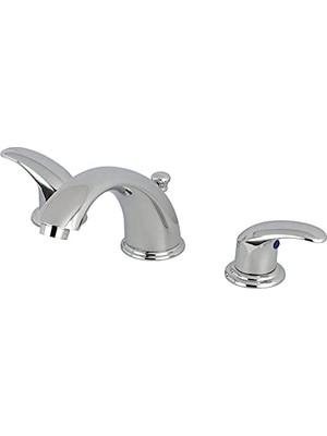 aklow akyoleticaret GKB961LL Legacy 20 cm Geniş Lavabo Bataryası, Perakende Basmalı Tahliye, Cilalı Krom, 13,9 cm Ağız Erişimi