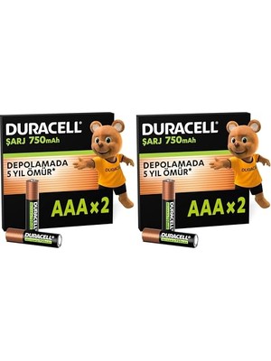 aklow akyoleticaret Şarj Edilebilir Aaa Ince Kalem Pil (4'lü Paket) 750 Mah Nimh, 1000 Sarj Döngüsü, Önceden Sarj Edilmiştir