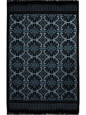 aklow akyoleticaret SA25AT Kilim, 80 * 150 Cm, Makinede Yıkanabilir ve Modern Desenli