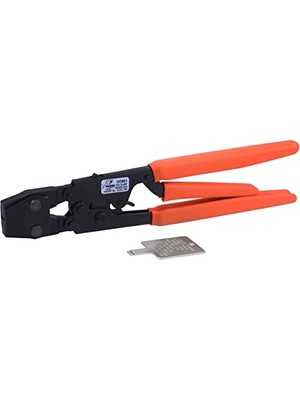 aklow akyoleticaret Pex Kelepçe Aleti, Turuncu Saplı, 3 Saplı, Pex, Pe-Rt, UC961