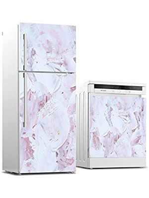 aklow akyoleticaret Buzdolabı ve Bulaşık Makinası Beyaz Eşya Sticker Kaplama Fırça Izi