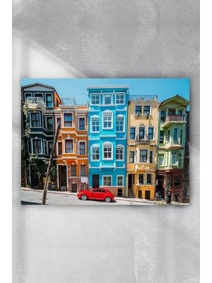 aklow akyoleticaret PSTER9062 Balat Manzara Posteri (70X100 Cm)