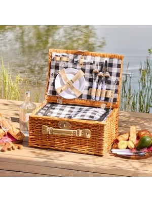 aklow akyoleticaret Picno Italy 4 Kişilik Piknik Sepeti