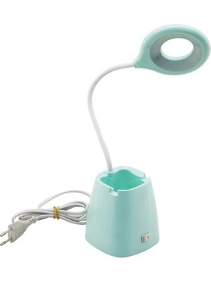 aklow akyoleticaret Ulbay HV-910-12-13-14 Kalemlikli Masa Lambası, Akrobat Kollu, Elektrikli ve Anahtarlı, 2W, 780LUX Aydınlık*10