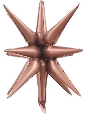 aklow akyoleticaret Kahverengi Kutup Yıldızı Folyo Balon 27 Inç 60 cm