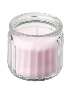 aklow akyoleticaret Lugnare Cam Kapta Kokulu Mum, Pembe, Yasemin, 12 Saat