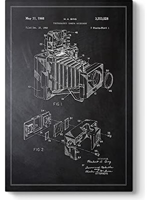 aklow akyoleticaret Fotoğraf Makinesi Patenti Tablosu 30 x 45