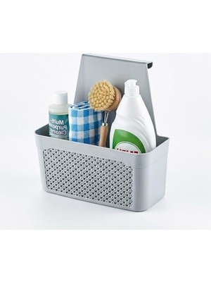 Şanal Mutfak ve Banyo Için Asılabilir Plastik Organizer, Deterjan ve Sünger Düzenleyici, Asorti Renk