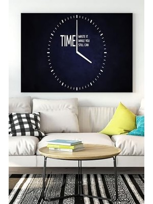 aklow akyoleticaret (PSTER17413) Vakit Kaybı Girişimcilik Kanvas Tablo 30 x 40
