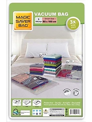 aklow akyoleticaret MSAT-1012 Ikili Xxlarge Vakumlu Poşet